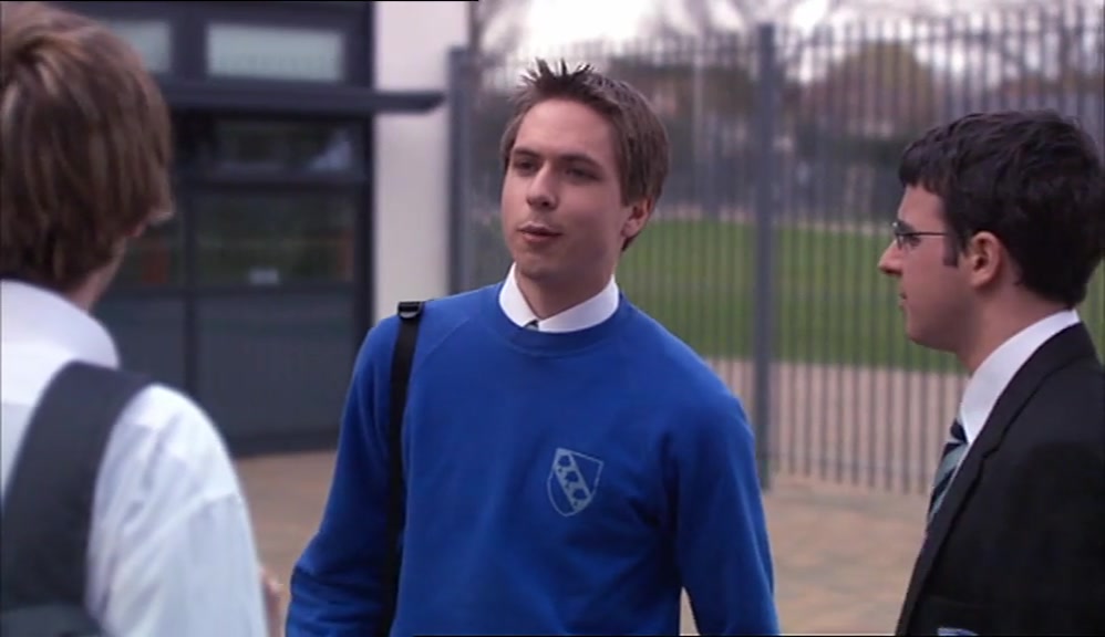 OH, I DON'T KNOW. JUST TELL HER WE'RE YOUR MATES AND WE'VE KNOWN YOU LONGER THAN SHE HAS 