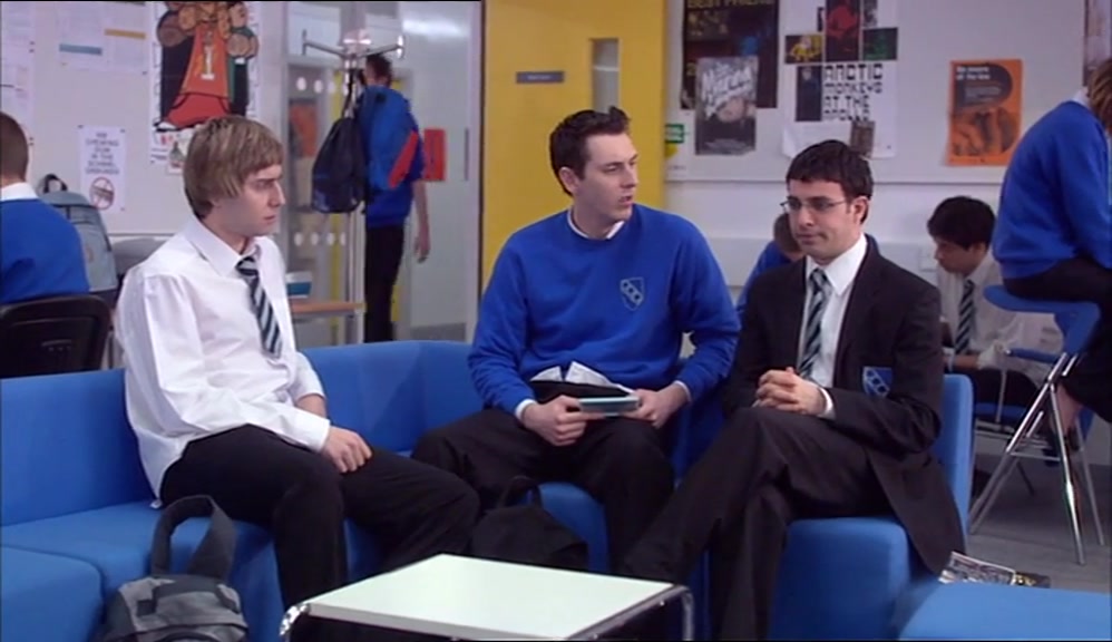 YOU CAN FORGET ABOUT HIM, MATE, HE'S PROBABLY OFF WITH HIS GIRLFRIEND. 
