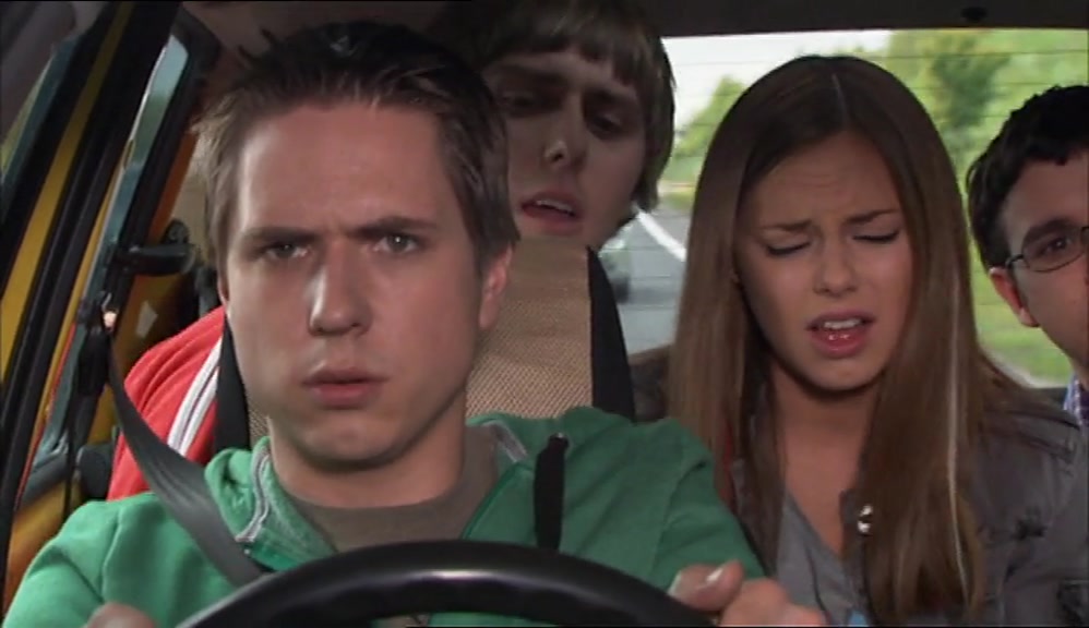 I GET CARSICK, ESPECIALLY IN THE BACK. 