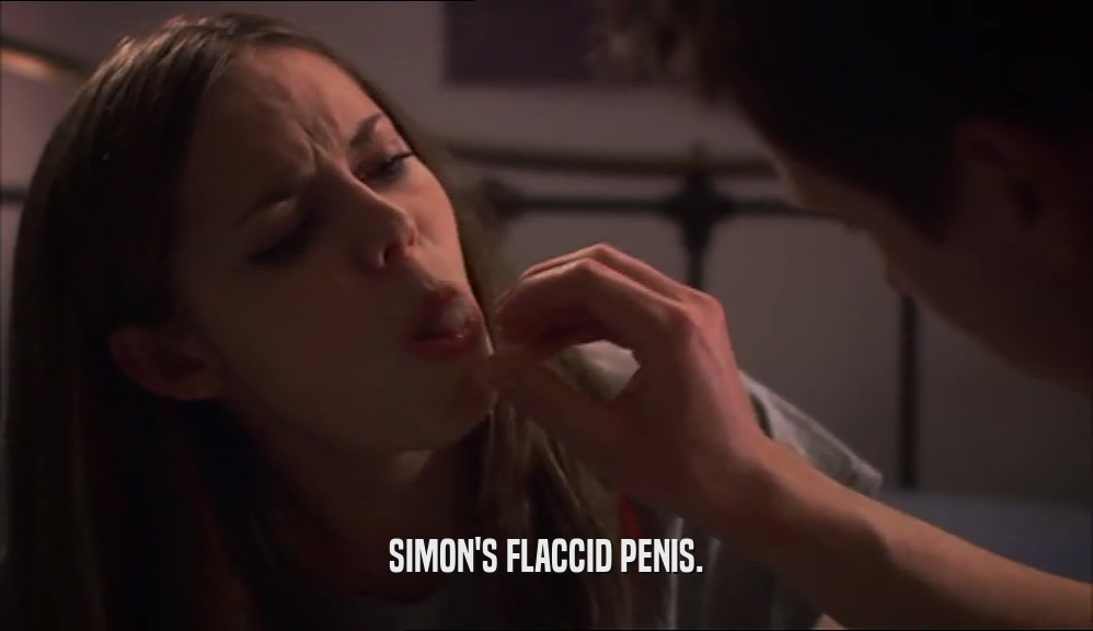 SIMON'S FLACCID PENIS.  