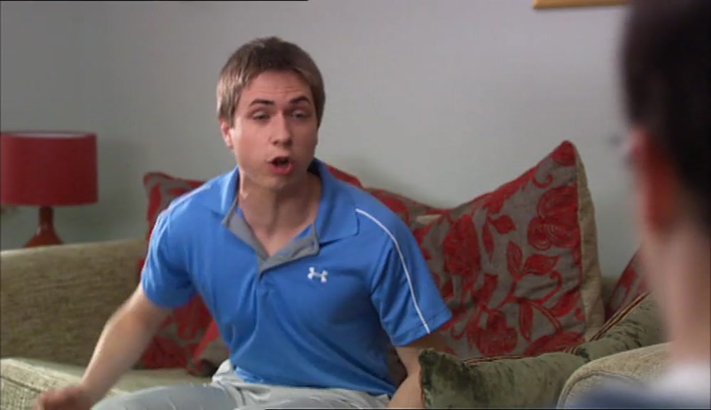 OH, FUCK, SHIT! IT'S PAST NINE O' CLOCK. I SHOULD'VE BEEN AT GOLF AN HOUR AGO. 