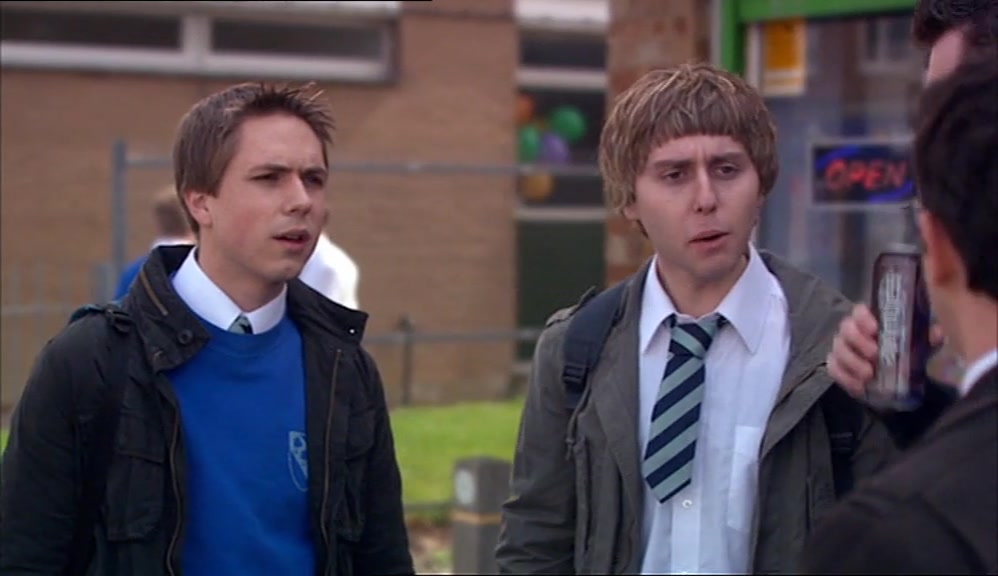 - WHAT?! YOU SAID NO-ONE WAS ALLOWED ROUND. - IT'S FOR SECURITY REASONS. 