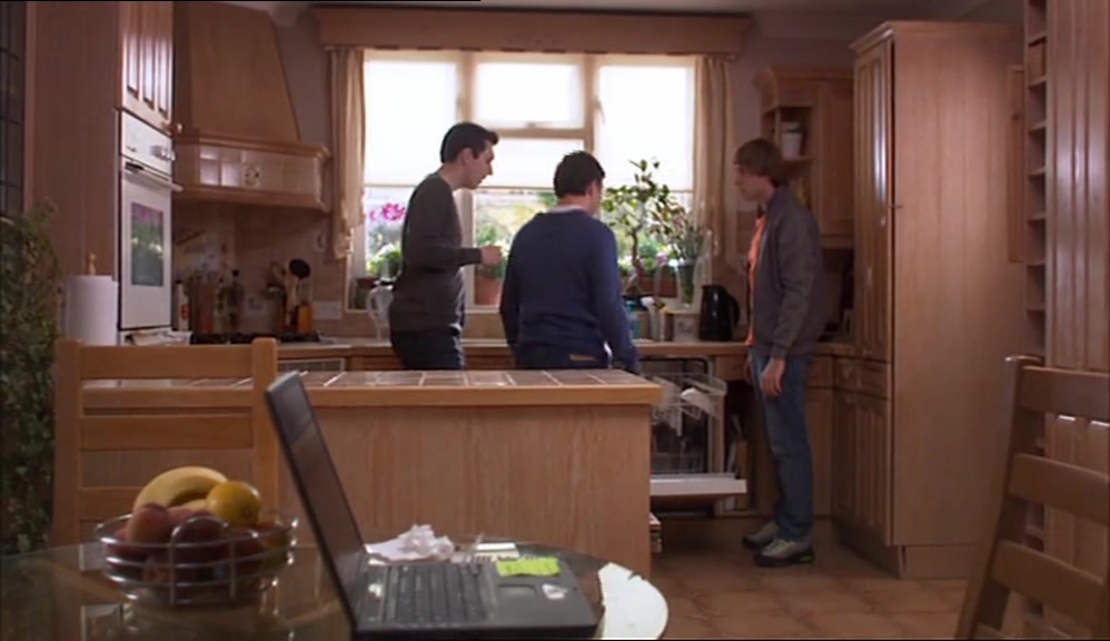 OH, FOR GOD'S SAKE! RIGHT, WE'RE GOING OUT. 