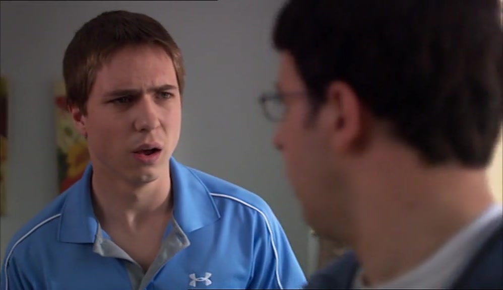 - THE BLOKE WHOSE GARDEN WE DESTROYED. - WHAT, THE FAT OLD SHIT? 