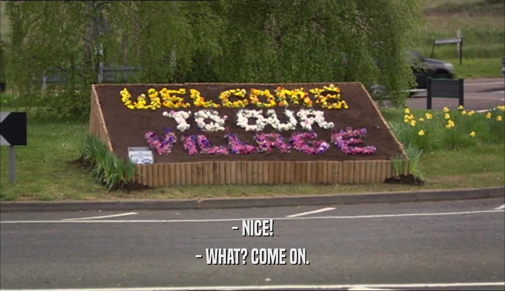- NICE! - WHAT? COME ON. 