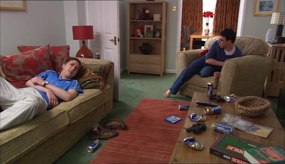 - I THINK SOMEONE'S AT THE FRONT DOOR. - IT'S A BIT EARLY, ISN'T IT? 