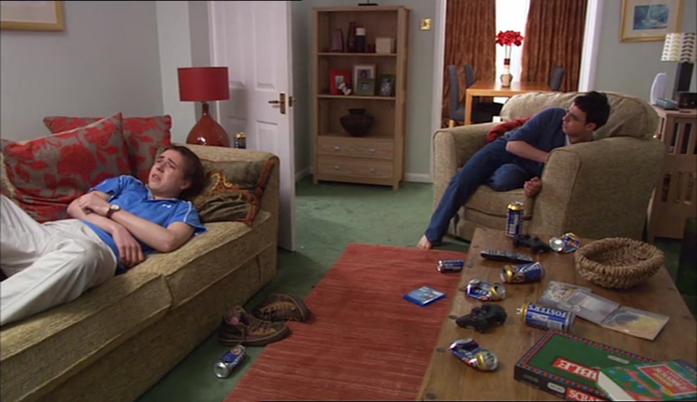 - I THINK SOMEONE'S AT THE FRONT DOOR. - IT'S A BIT EARLY, ISN'T IT? 