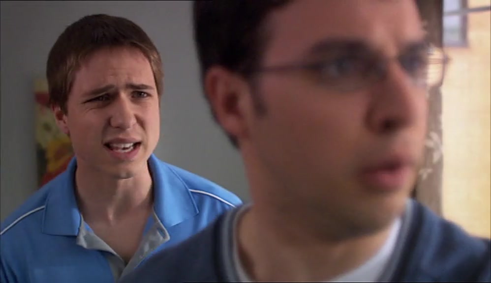 - THE BLOKE WHOSE GARDEN WE DESTROYED. - WHAT, THE FAT OLD SHIT? 