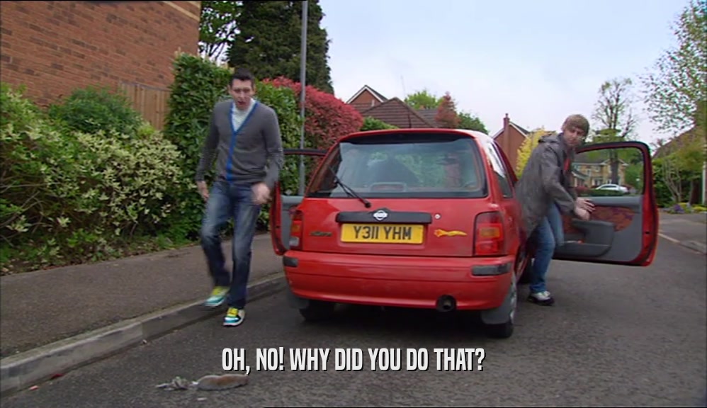 OH, NO! WHY DID YOU DO THAT?  