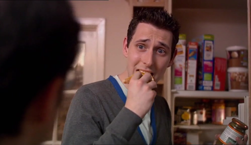 - PLEASE USE A PLATE. - ALL RIGHT, GAYS. 