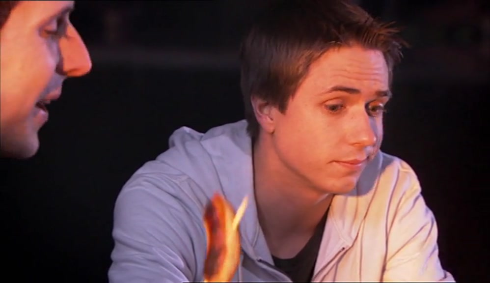 HE REALLY WANTS TO WIN, DOESN'T HE? I NEVER KNEW HE WAS SO COMPETITIVE. 