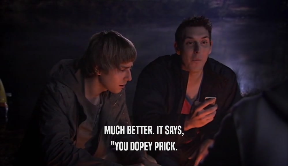 MUCH BETTER. IT SAYS, 