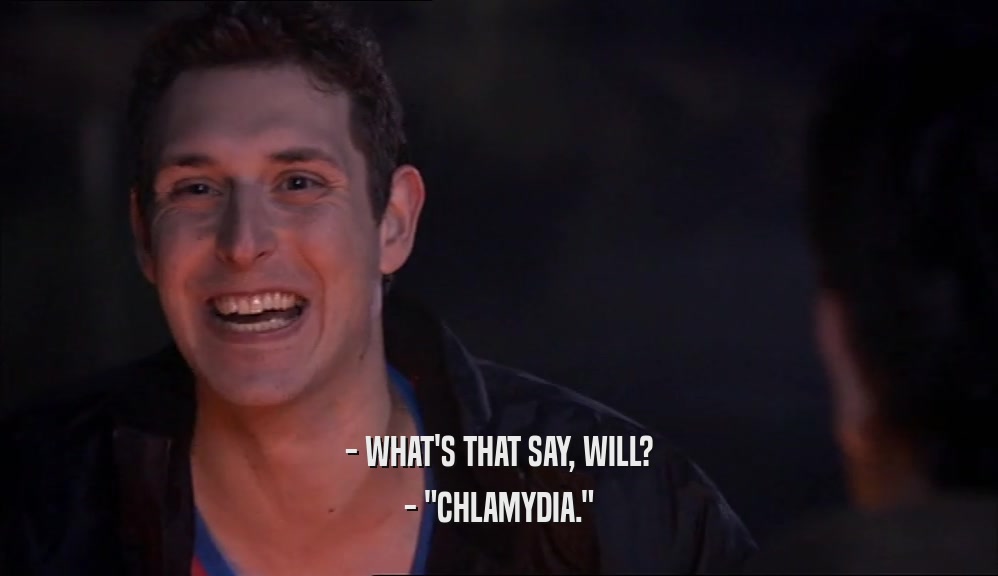 - WHAT'S THAT SAY, WILL? - 