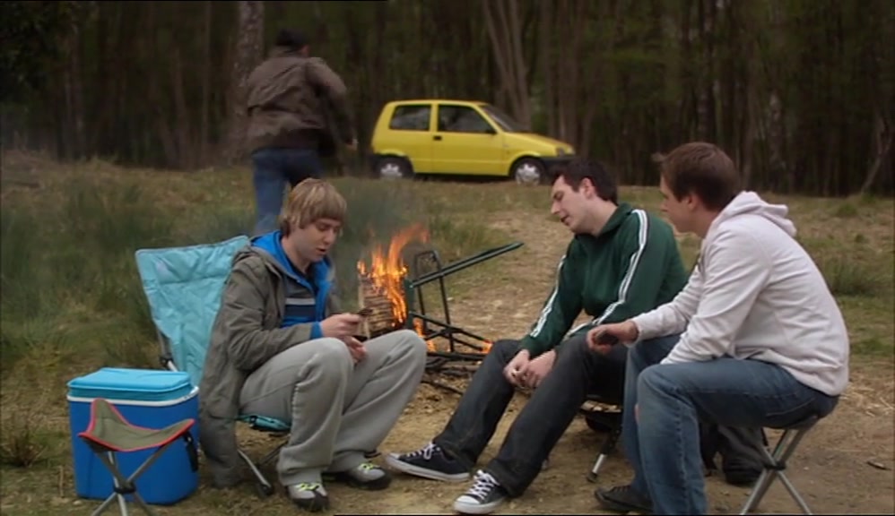 THIS WAS GREAT. CAMPING. PLAYING BOARD GAMES ROUND THE FIRE 