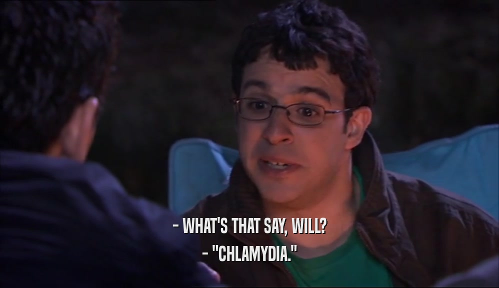 - WHAT'S THAT SAY, WILL? - 