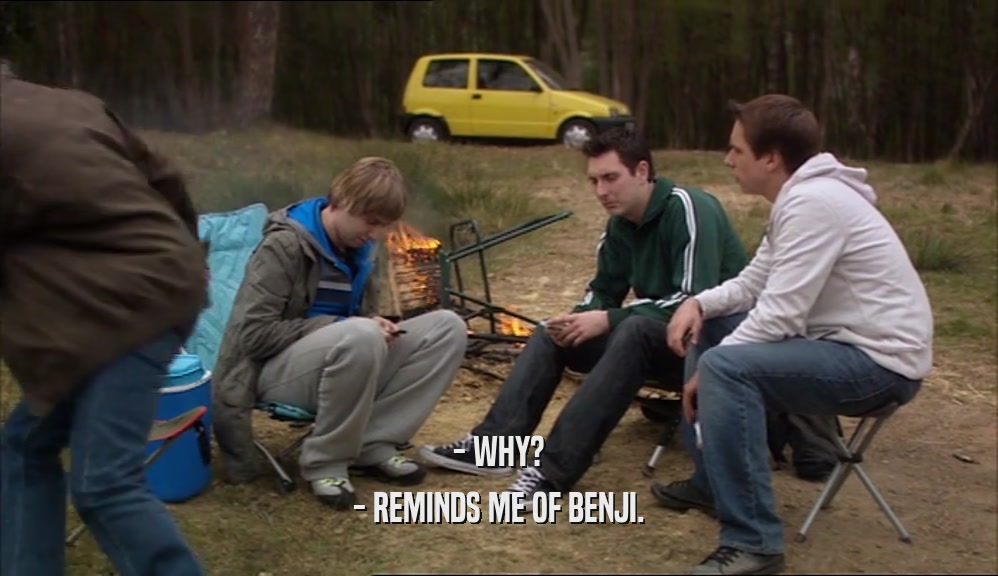 - WHY? - REMINDS ME OF BENJI. 