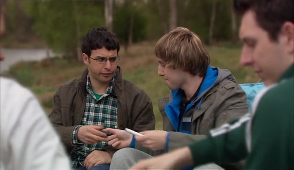 RIGHT, TO START WITH, YOU ALL HAVE TO SWAP PHONES. 