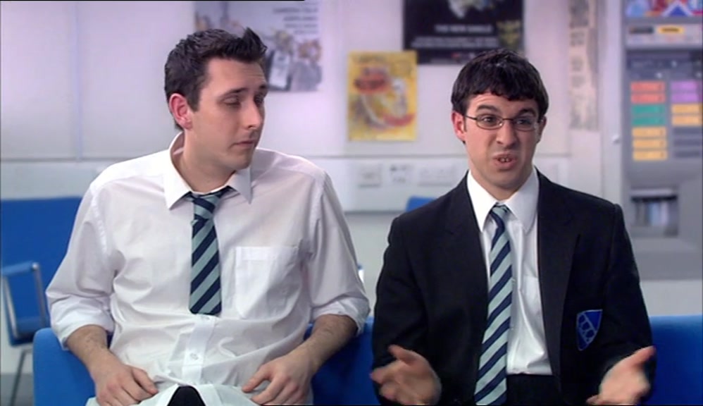 - IS THAT TO MAKE ME FEEL BETTER? - IT'S ALL I'VE GOT, I'M AFRAID. 