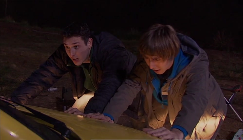 I DON'T KNOW WHY THEY'RE BOTHERING TO GET THAT ROCK. THE WAY I LOOK AT IT, 