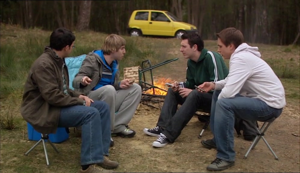 NOW YOU TEXT SOMEONE IN THEIR PHONE BOOK. SO, LIKE, YOU'VE GOT WILL'S PHONE, YEAH? 