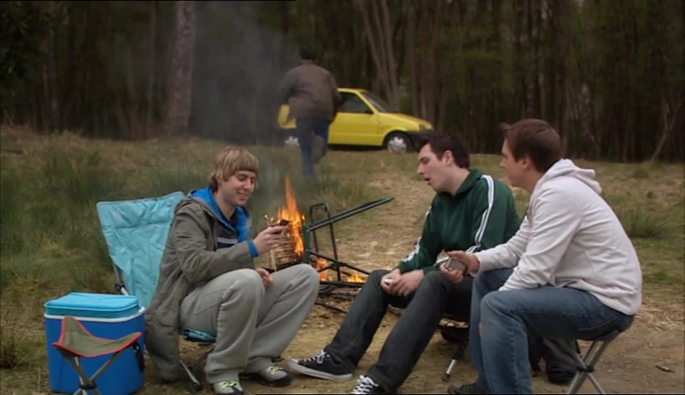 THIS WAS GREAT. CAMPING. PLAYING BOARD GAMES ROUND THE FIRE 