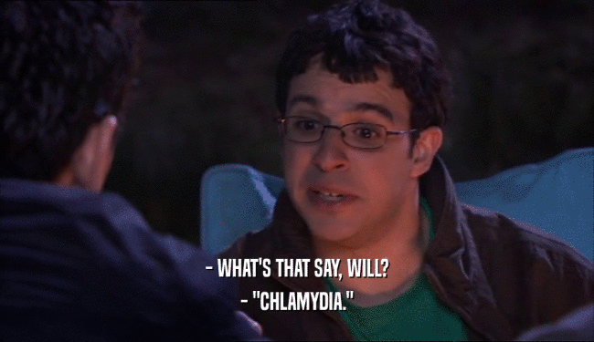 - WHAT'S THAT SAY, WILL? - 