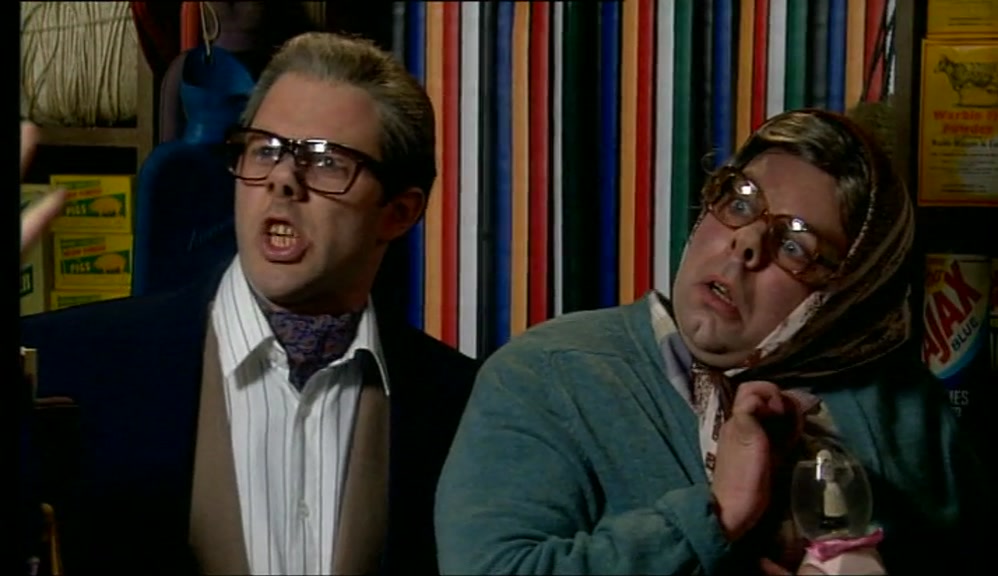 WHAT'S GOING ON? WHAT'S ALL THIS SHOUTING? WE'LL HAVE NO TROUBLE HERE. 