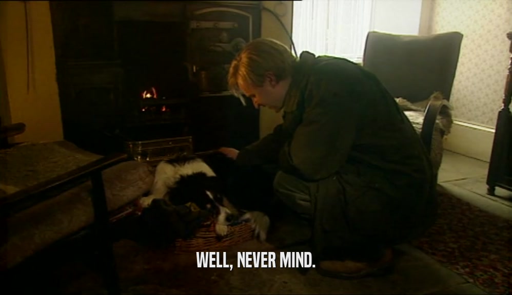 WELL, NEVER MIND.  