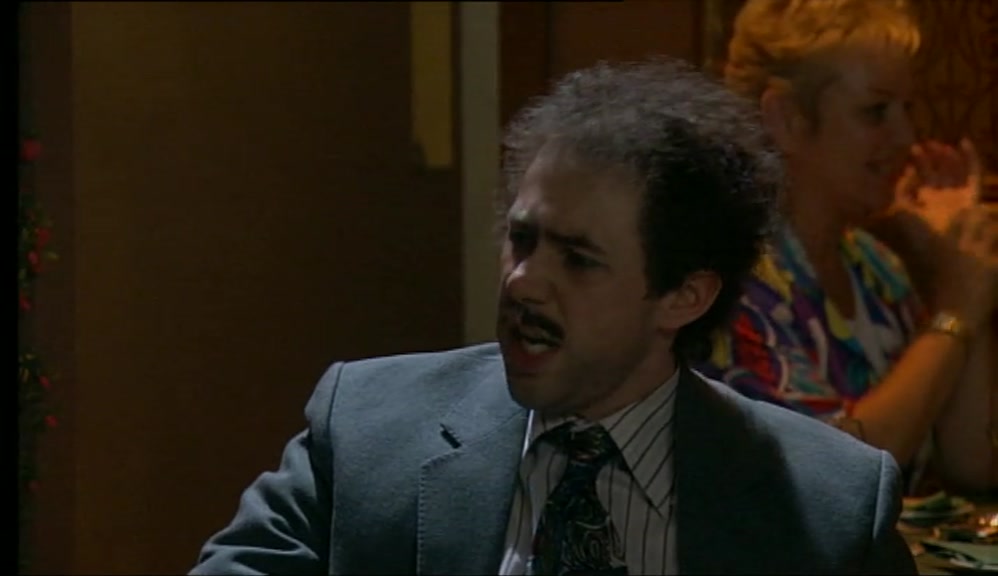 - EH? - SIT DOWN. 