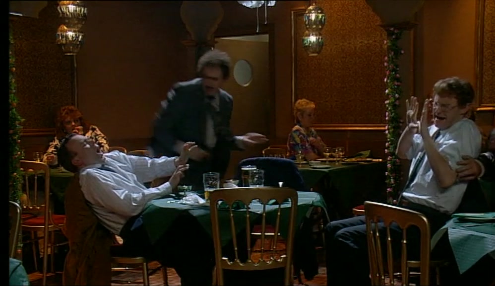 - AND THE IRISHMAN LOOKS AT HIS FRUITS... - PINEAPPLE! 