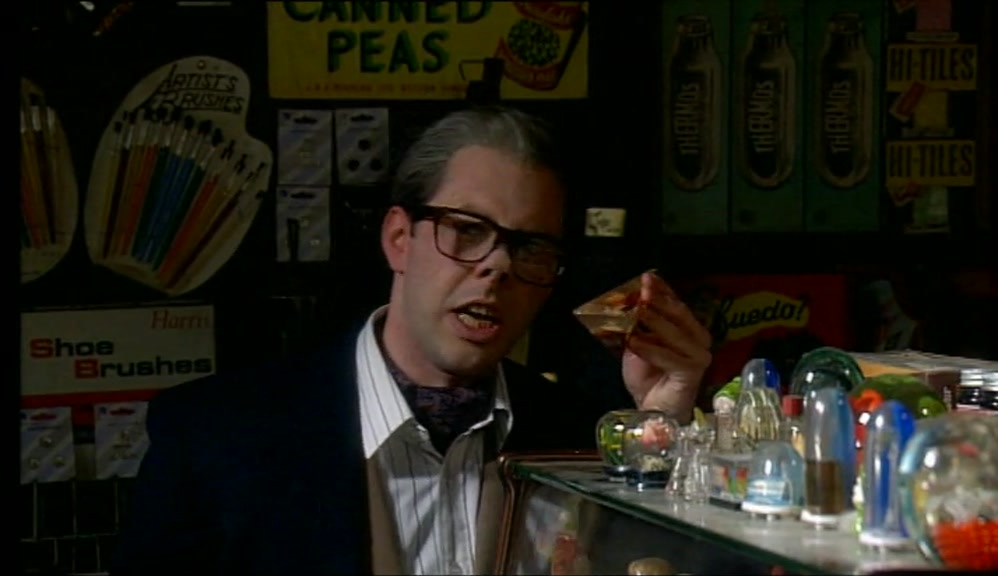 I SUPPOSE NEXT YOU'LL BE SPRAYING ME WITH ONE OF THOSE CANS OF PAINT. 