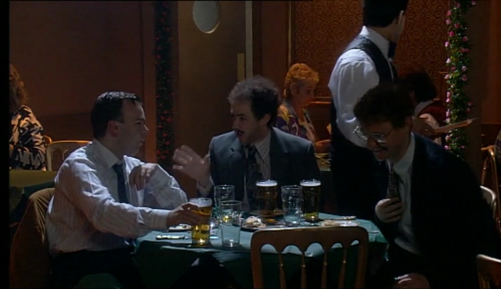 AND IT'S THE FUNNIEST BLOODY JOKE. TELL HIM, BRIAN. GO ON. 
