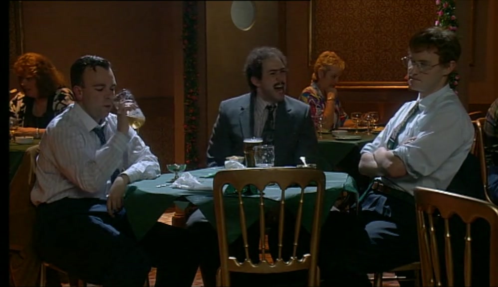IT'S JUST A BIG BLOODY JOKE TO YOU, ISN'T IT?  