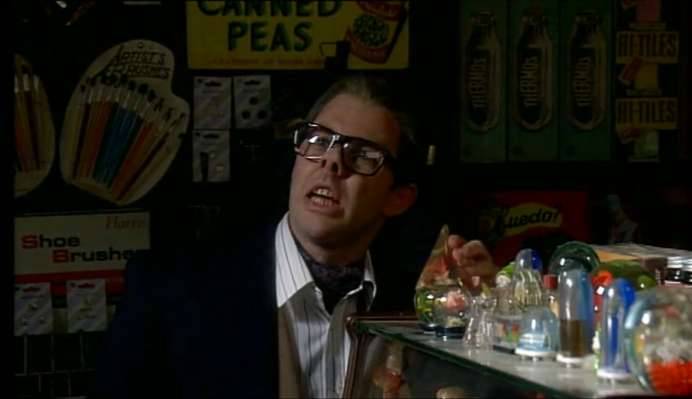I SUPPOSE NEXT YOU'LL BE SPRAYING ME WITH ONE OF THOSE CANS OF PAINT. 