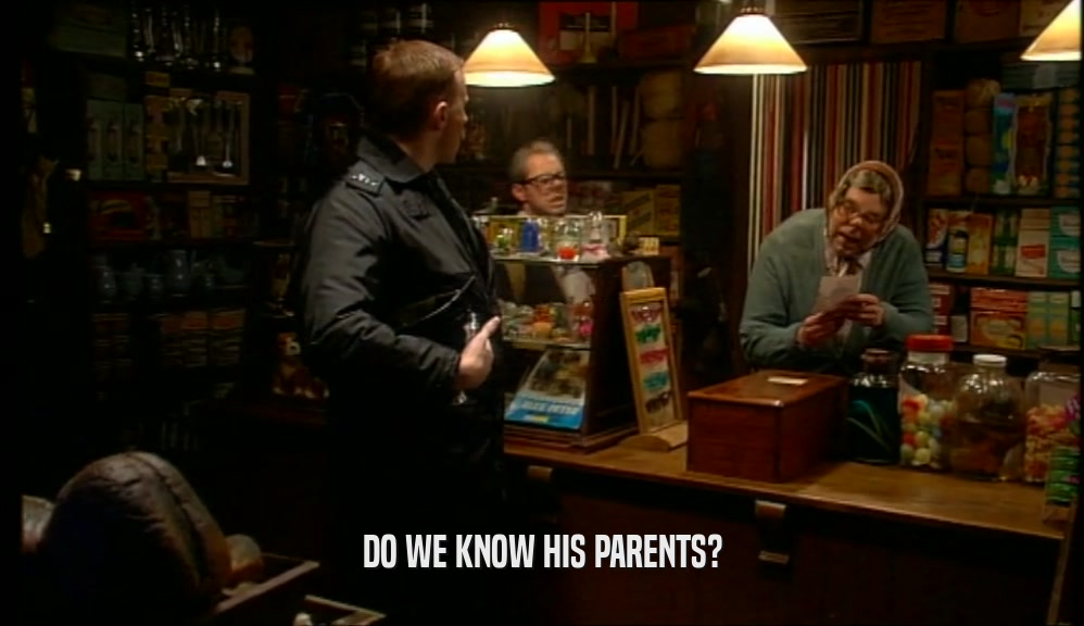 DO WE KNOW HIS PARENTS?  