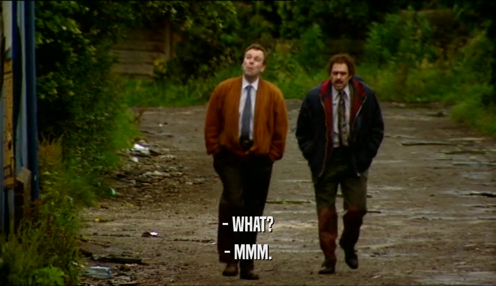 - WHAT? - MMM. 