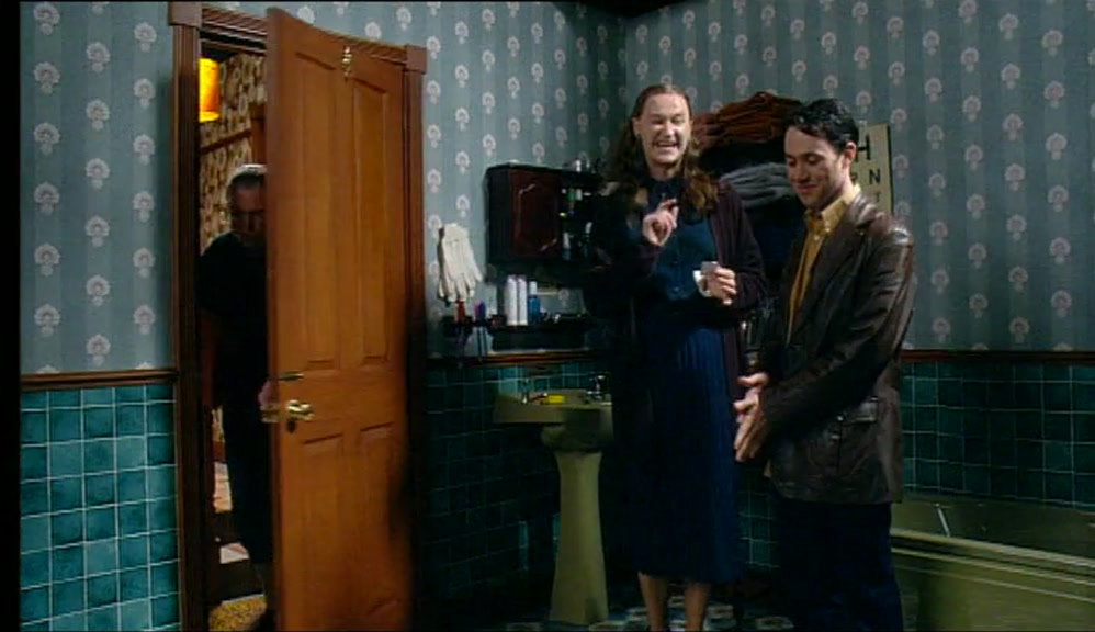 - IN THE CUPBOARD 'NEATH THE STAIR... - YOU'LL FIND THE RED FOR PUBIC HAIR. 