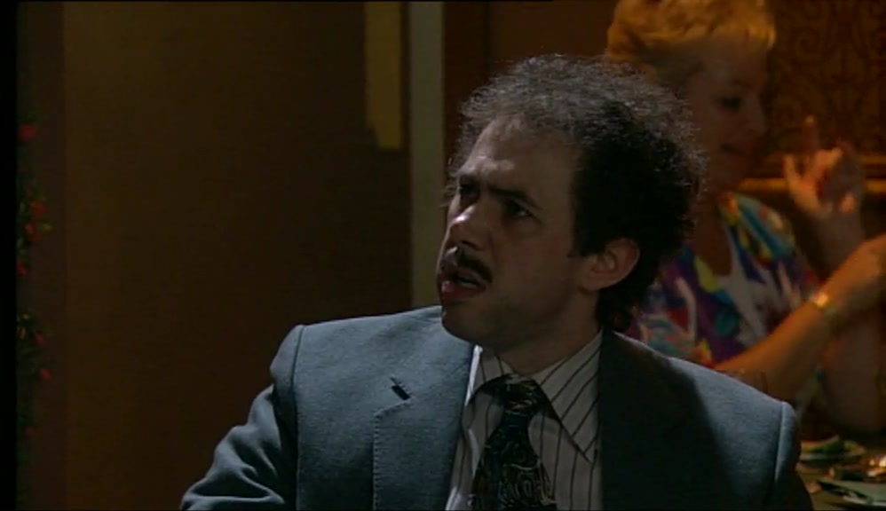 - EH? - SIT DOWN. 