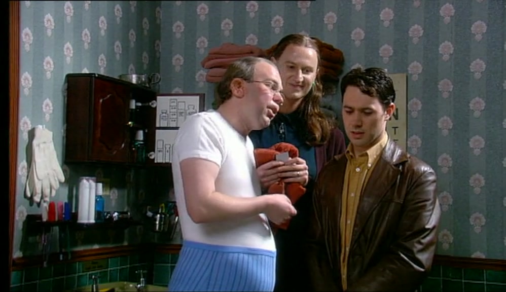 AND IF YOU'RE VERY GOOD, YOU CAN STROKE MY GREEN BACK. 