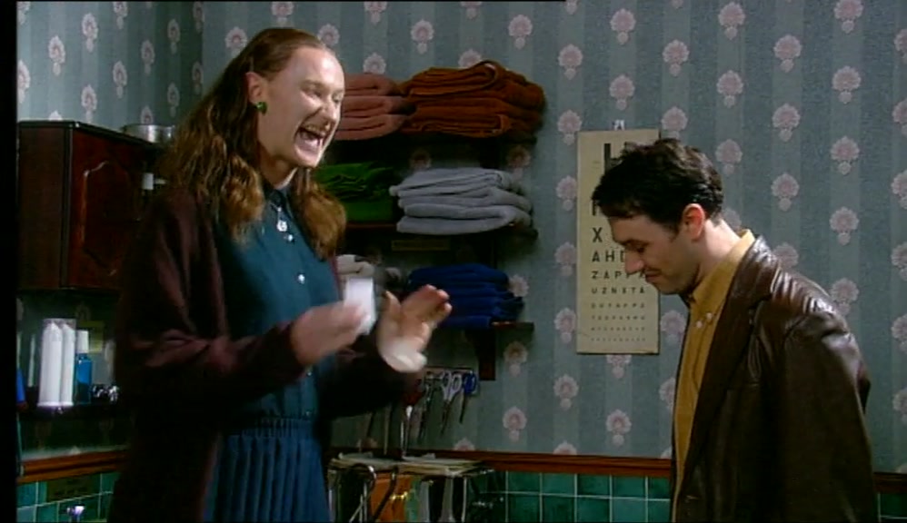 - IN THE CUPBOARD 'NEATH THE STAIR... - YOU'LL FIND THE RED FOR PUBIC HAIR. 