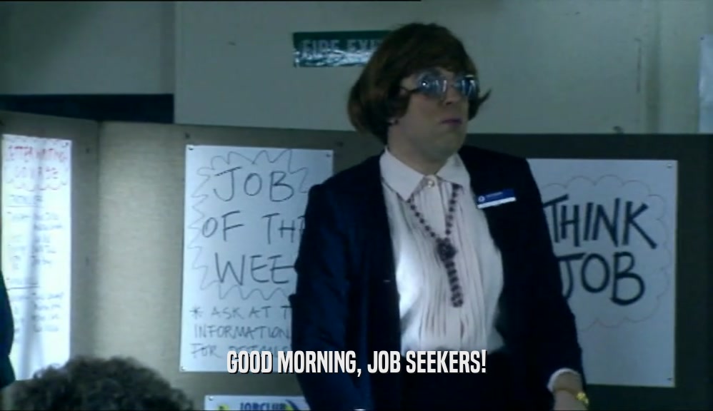 GOOD MORNING, JOB SEEKERS!  