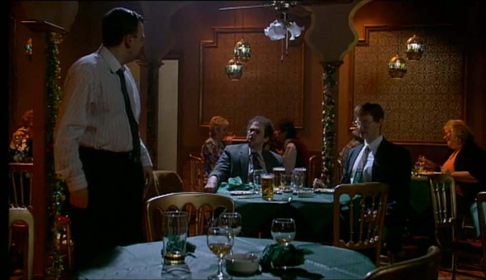 - EH? - SIT DOWN. 