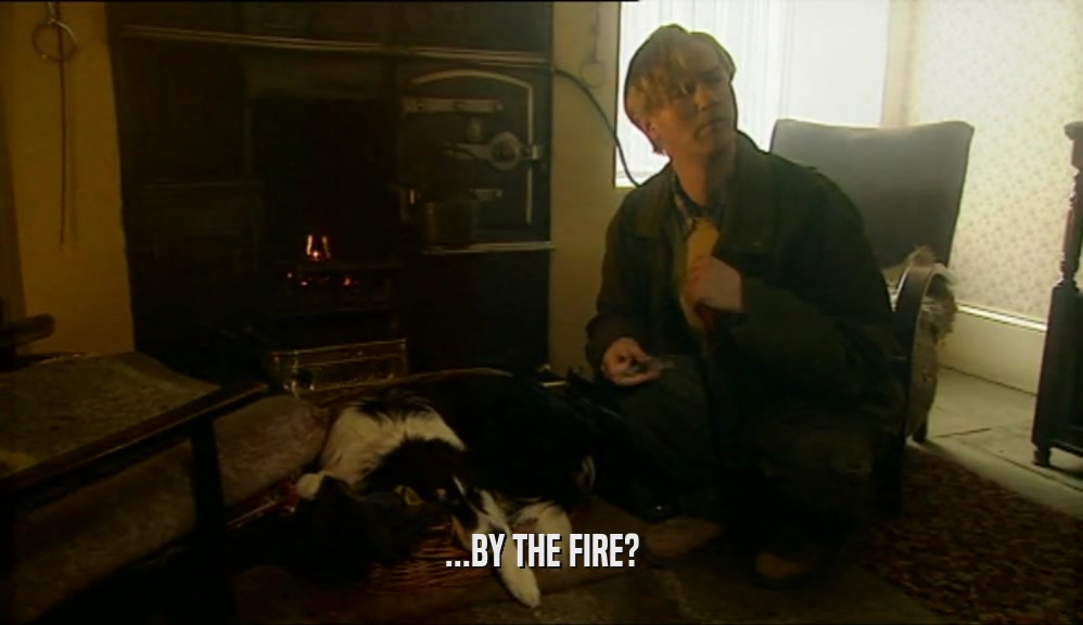...BY THE FIRE?  