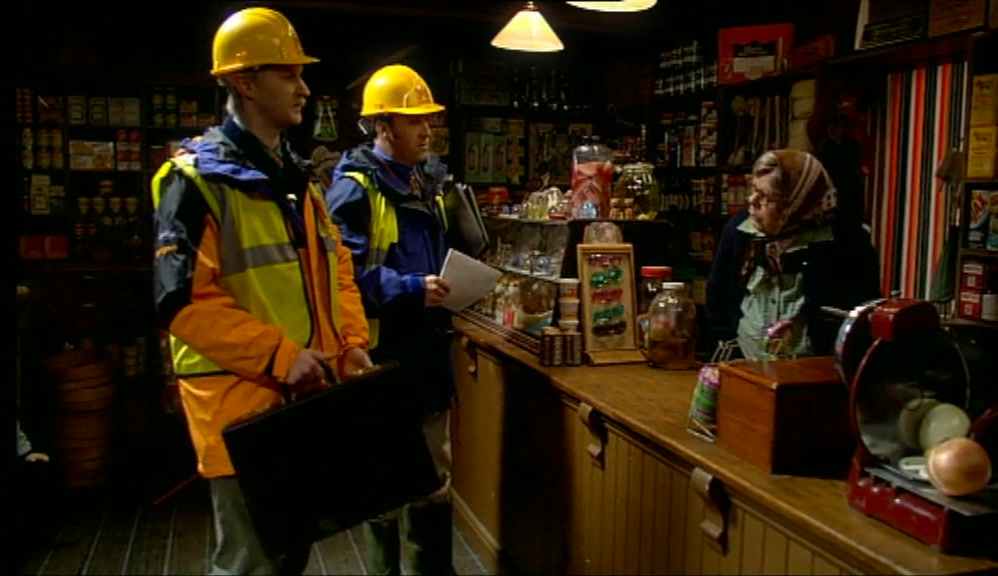 THIS IS A LOCAL SHOP FOR LOCAL PEOPLE. THERE'S NOTHING FOR YOU HERE. 