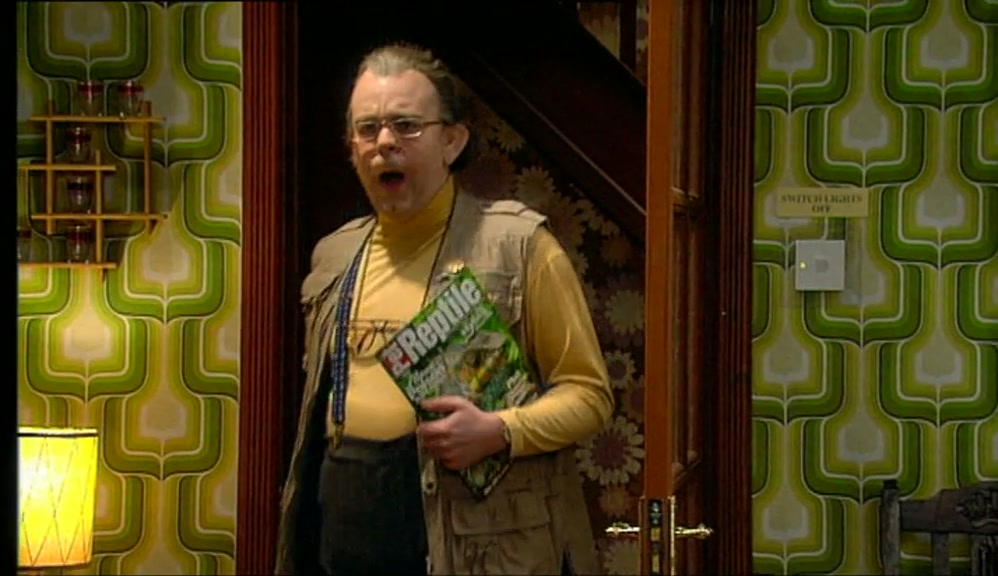 DID YOU PASS A SOLID INTO THE UPSTAIRS LAVATORY?  