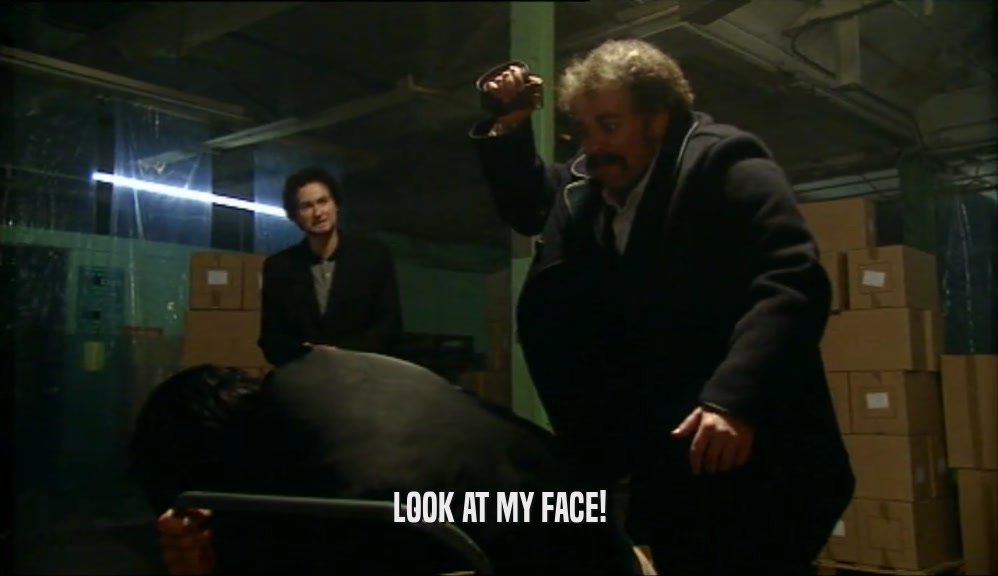 LOOK AT MY FACE!  