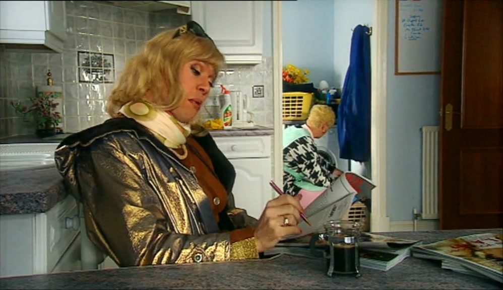 I'D BE SCARED TO PUT ME HEAD ROUND THE DOOR.  
