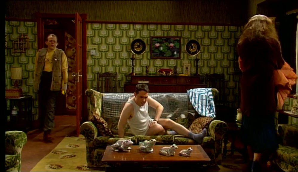 - MORNING, AUNTIE VAL. - DID YOU SLEEP ALL RIGHT? 