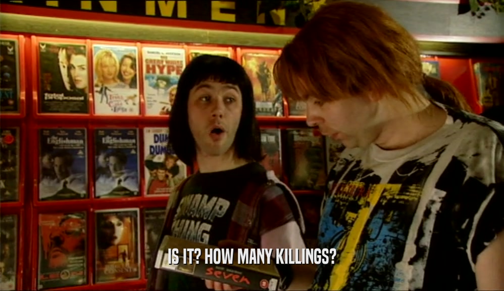 IS IT? HOW MANY KILLINGS?  