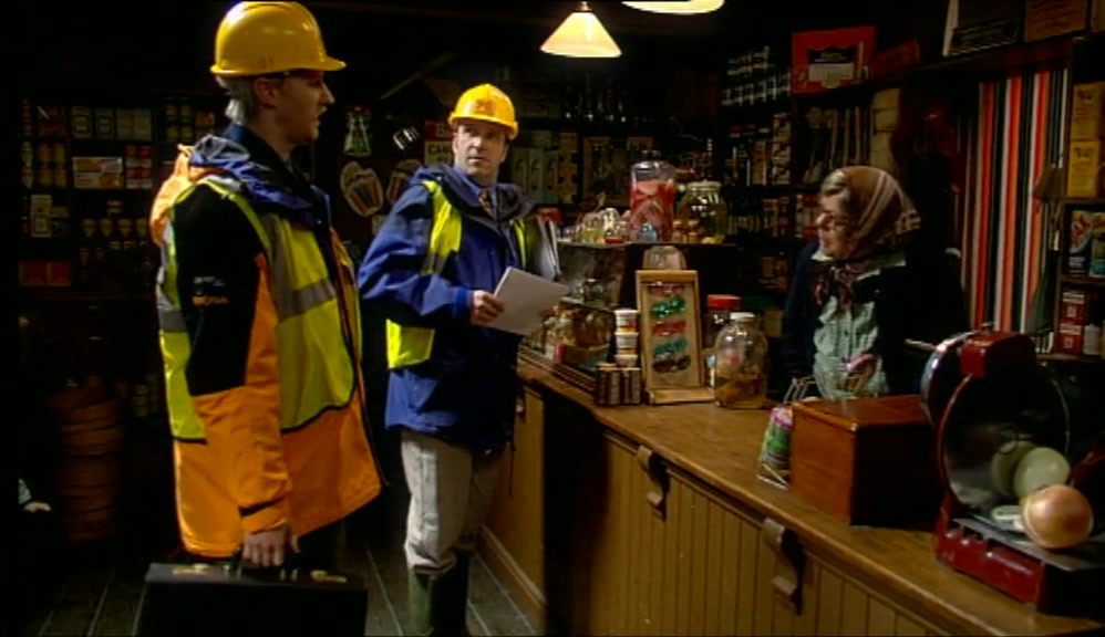 THIS IS A LOCAL SHOP FOR LOCAL PEOPLE. THERE'S NOTHING FOR YOU HERE. 